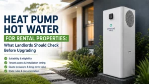 Heat Pump Hot Water for Rental Properties: What Landlords Should Check Before Upgrading