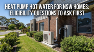 Heat Pump Hot Water for NSW Homes: Eligibility Questions to Ask First